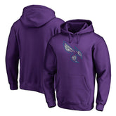 Charlotte Hornets Static Logo Pullover Hoodie Purple