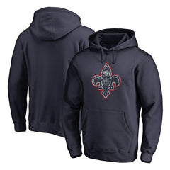 New Orleans Pelicans Static Logo Pullover Hoodie Navy