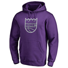 Sacramento Kings Static Logo Pullover Hoodie Purple