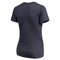 Buffalo Sabres Women's Splatter Logo V-Neck T-Shirt - Navy | US 2902301