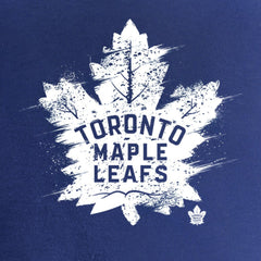 Toronto Maple Leafs Women's Splatter Logo V-Neck T-Shirt - Royal | US 2902324