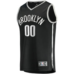 Brooklyn Nets Fast Break Custom Replica Jersey Black Icon Edition - Fanatics