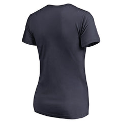 Chicago Bears Women's Vintage Collection Victory Arch V-Neck T-Shirt - Navy T-shirts