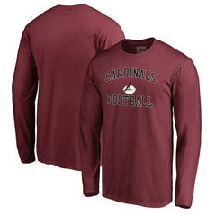 Arizona Cardinals Vintage Collection Victory Arch Long Sleeve T-Shirt - Cardinal T-shirts