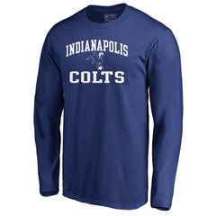 Indianapolis Colts Vintage Collection Victory Arch Long Sleeve T-Shirt - Royal T-shirts