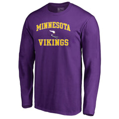 Minnesota Vikings Vintage Collection Victory Arch Long Sleeve T-Shirt - Purple T-shirts