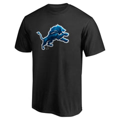 Detroit Lions Personalized Midnight Mascot T-Shirt - Black T-shirts
