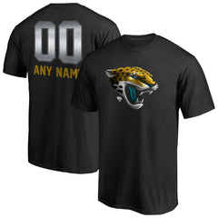Jacksonville Jaguars Personalized Midnight Mascot T-Shirt - Black T-shirts