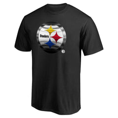 Pittsburgh Steelers Personalized Midnight Mascot T-Shirt - Black T-shirts