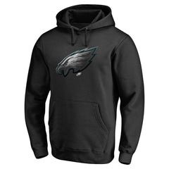 Philadelphia Eagles Personalized Midnight Mascot Pullover Hoodie - Black Hoodies