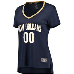 New Orleans Pelicans Women's Fast Break Custom Jersey Navy Icon Edition - Fanatics outlet