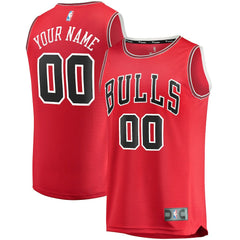 Chicago Bulls Youth Fast Break Custom Replica Jersey Red Icon Edition - Fanatics outlet
