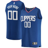 LA Clippers Youth Fast Break Custom Replica Jersey Royal Icon Edition - Fanatics