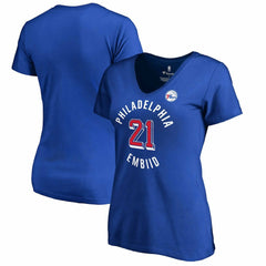 Joel Embiid Philadelphia 76ers Women's Plus Size Notable T-Shirt Royal - Fanatics