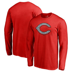 Cincinnati Reds Static Logo Long Sleeve T-Shirt - Red T-shirts