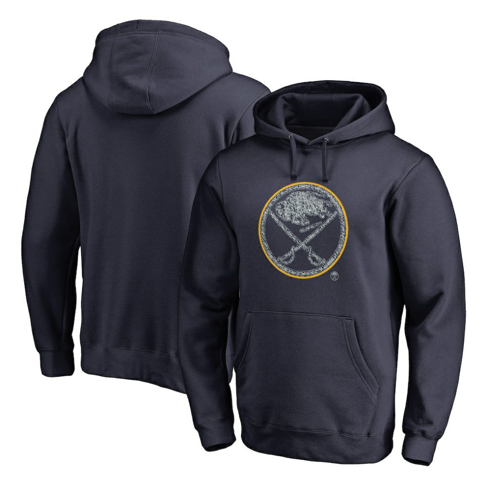 Buffalo Sabres Static Logo Pullover Hoodie - Navy | US 2926890