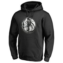 Dallas Mavericks Marble Logo Pullover Hoodie Black outlet