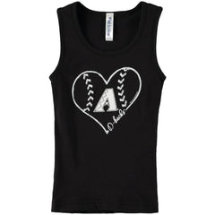Arizona Diamondbacks Soft as a Grape Youth Cotton Tank Top - Black Tanks