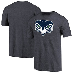 Seattle Seahawks Alternate Team Logo Gear Tri-Blend T-Shirt - Navy T-shirts