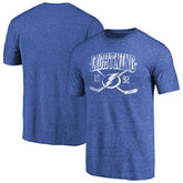 Tampa Bay Lightning Vintage Collection Line Shift Tri-Blend T-Shirt - Heathered Blue | US 2953233