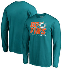 Miami Dolphins Hometown Collection Long Sleeve T-Shirt - Aqua T-shirts