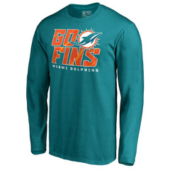 Miami Dolphins Hometown Collection Long Sleeve T-Shirt - Aqua T-shirts