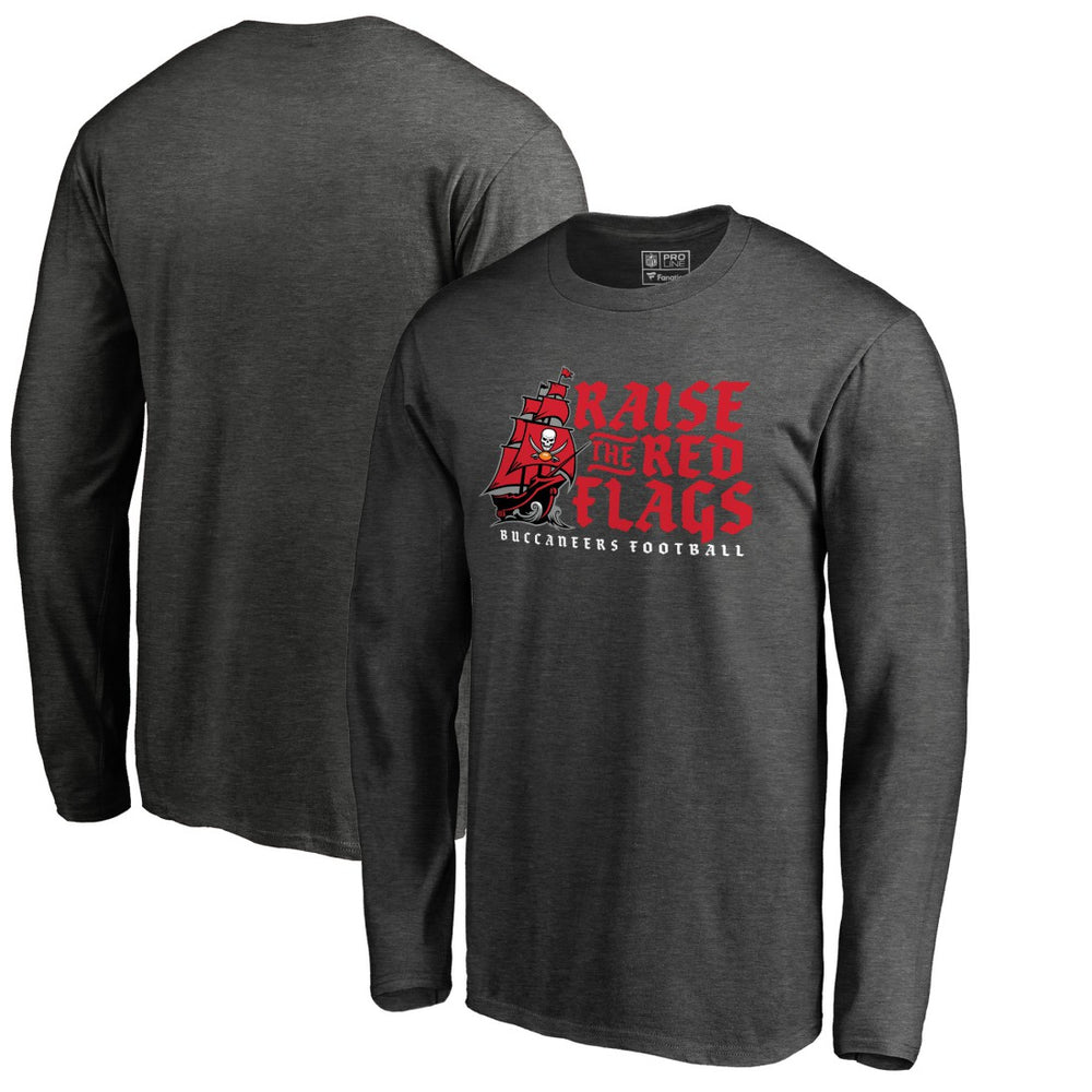 Tampa Bay Buccaneers Hometown Collection Long Sleeve T-Shirt - Heathered Gray T-shirts