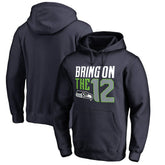 Seattle Seahawks Hometown Collection Pullover Hoodie - Navy Hoodies
