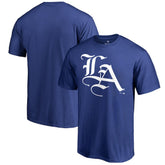 Los Angeles Dodgers Men's Hometown Collection LA Times T-Shirt - Royal T-shirts