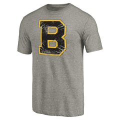 Boston Bruins Hometown Collection Tri-Blend T-Shirt - Gray | US 2970522