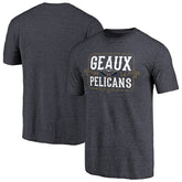 New Orleans Pelicans Geaux Pelicans Hometown Collection Tri-Blend T-Shirt Navy outlet