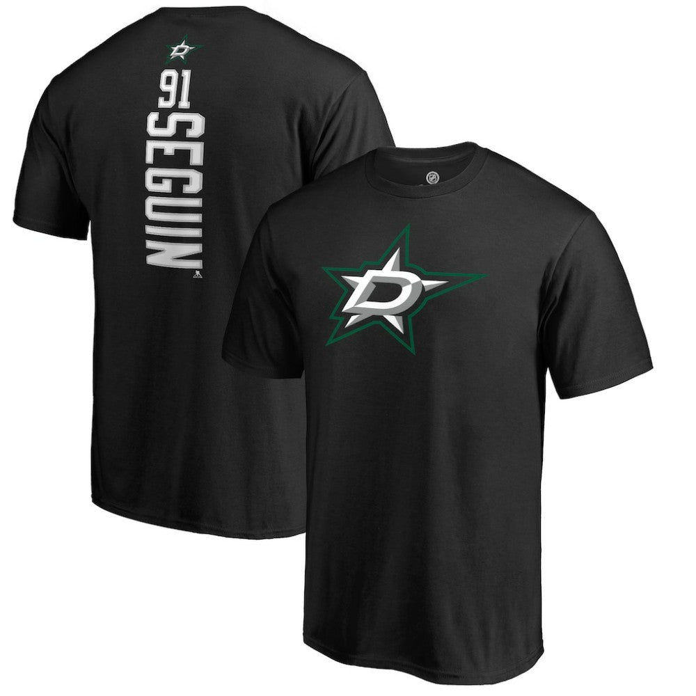 Tyler Seguin Dallas Stars Backer Name & Number T-Shirt - Black | US 2975438