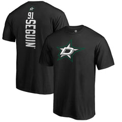 Tyler Seguin Dallas Stars Backer Name & Number T-Shirt - Black | US 2975438