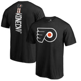 Travis Konecny Philadelphia Flyers Team Logo Backer Name & Number T-Shirt - Black | US 2975456
