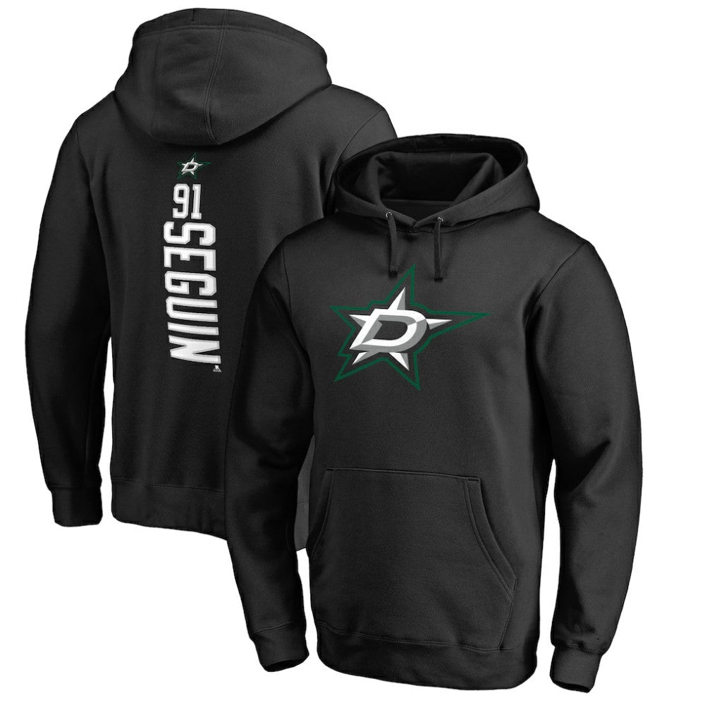 Tyler Seguin Dallas Stars Backer Name & Number Pullover Hoodie - Black | US 2975526
