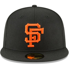 San Francisco Giants New Era Cooperstown Collection Wool 59FIFTY Fitted Hat - Black Hats