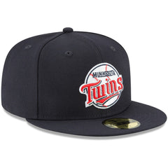 Minnesota Twins New Era Cooperstown Collection Wool 59FIFTY Fitted Hat - Navy Hats
