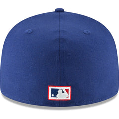 Chicago Cubs New Era Cooperstown Collection Wool 59FIFTY Fitted Hat - Royal Hats
