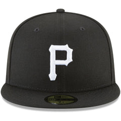 Pittsburgh Pirates New Era 59FIFTY Fitted Hat - Black Hats