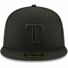 Texas Rangers New Era Primary Logo Basic 59FIFTY Fitted Hat - Black Hats