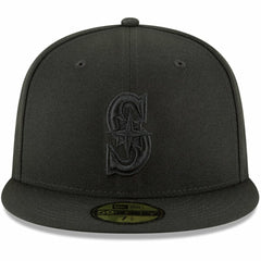 Seattle Mariners New Era Primary Logo Basic 59FIFTY Fitted Hat - Black Hats