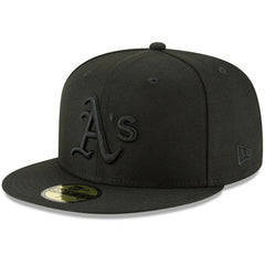 Athletics New Era Primary Logo Basic 59FIFTY Fitted Hat - Black Hats