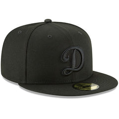 Los Angeles Dodgers New Era Secondary Logo Basic 59FIFTY Fitted Hat - Black Hats