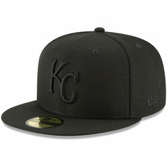 Kansas City Royals New Era Primary Logo Basic 59FIFTY Fitted Hat - Black Hats