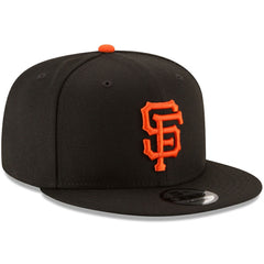 San Francisco Giants New Era Team Color 9FIFTY Snapback Hat - Black Hats