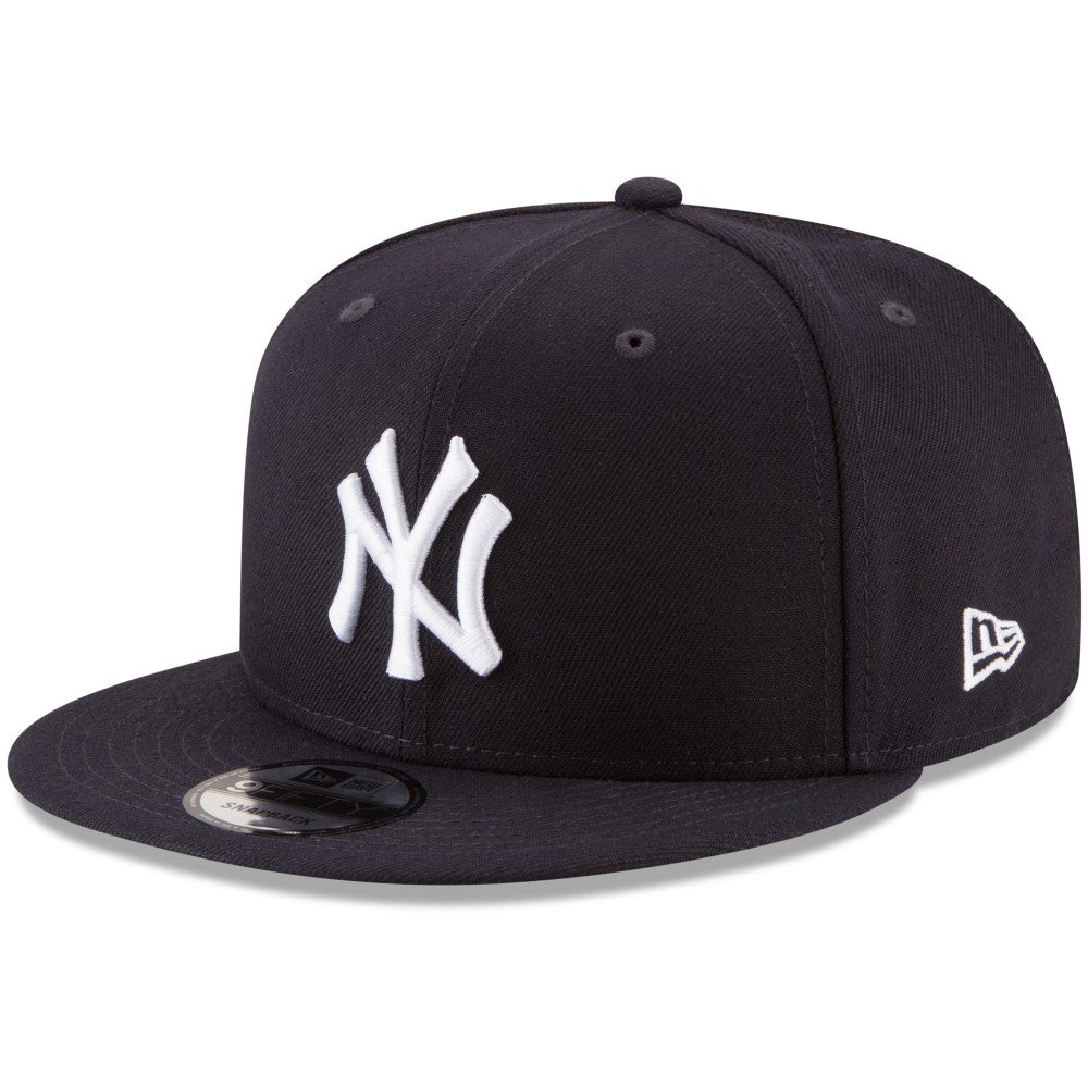 New York Yankees New Era Team Color 9FIFTY Snapback Hat - Navy Hats