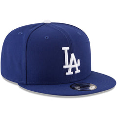 Los Angeles Dodgers New Era Team Color 9FIFTY Snapback Hat - Navy Hats