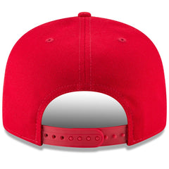 Los Angeles Angels New Era Team Color 9FIFTY Snapback Hat - Red Hats