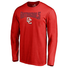 Washington Nationals Cooperstown Collection Wahconah Long Sleeve T-Shirt - Red T-shirts