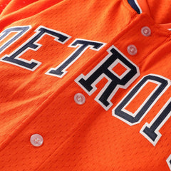 Kirk Gibson Detroit Tigers Mitchell & Ness Cooperstown Collection Mesh Batting Practice Button-Up Jersey - Orange Jerseys
